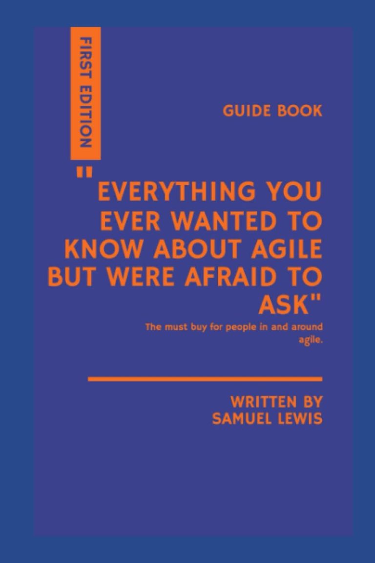 Guidebook cover titled "Everything You Ever Wanted to Know About Agile But Were Afraid to Ask."